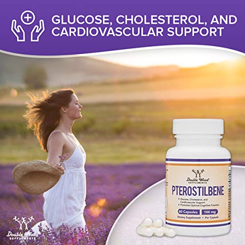 Pterostilbene Supplement 100mg Capsules (Third Party Tested) Manufactured in The USA Double Wood SupplementsBuy Supplements Australia