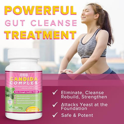 Cyrixs Health Candida Complex | Boost Your Immune System | All Natural Gut Cleanse with Herbs, Antifungals Cyrixs HealthBuy Supplements Australia