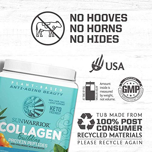 Sunwarrior Collagen Building Protein Peptides, Natural, 500 g SunwarriorBuy Supplements Australia