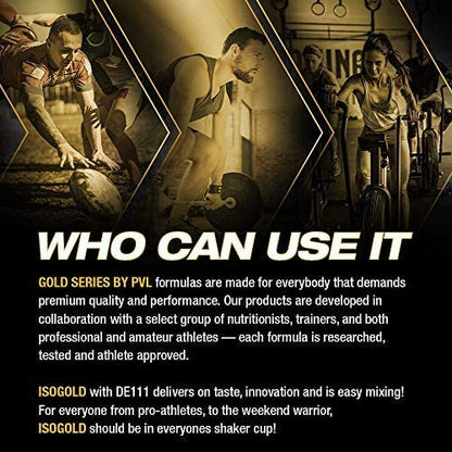 PVL ISO Gold – Grass Fed - Premium Isolate 100% Whey Protein Shake - Orange Krush'd - 908 g PVLBuy Supplements Australia