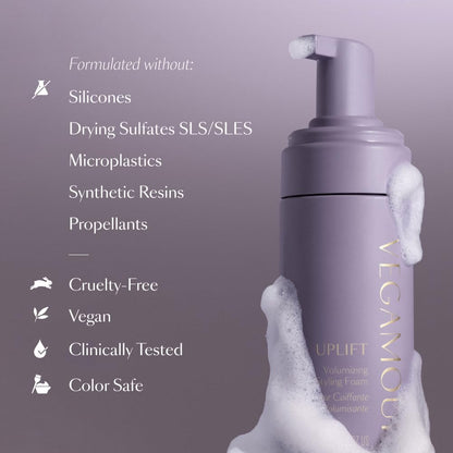 Uplift Volume Trio Kit with Shampoo, Conditioner, & Styling Foam for Volumizing & Fuller Looking Hair VEGAMOURBuy Supplements Australia