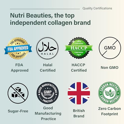 NUTRI Beauties Hydrolysed Marine Collagen Liquid Drink Supplement 10,000Mg NUTRI BEAUTIESBuy Supplements Australia