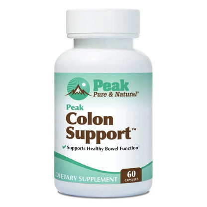 Peak Pure & Natural Colon Support - Colon Cleanse and Detox Supplement for Digestive Health - Gut Health Support with Inulin and Senna Leaf Extracts - with Fiber, Prebiotics, and Probiotics - 1 Pack Peak Pure & NaturalBuy Supplements Australia