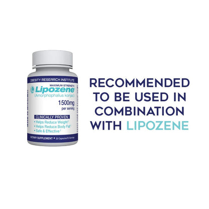 Lipozene MetaboUP Plus - 2 60 Ct Bottles - Thermogenic Weight Loss - Energy Booster Pills