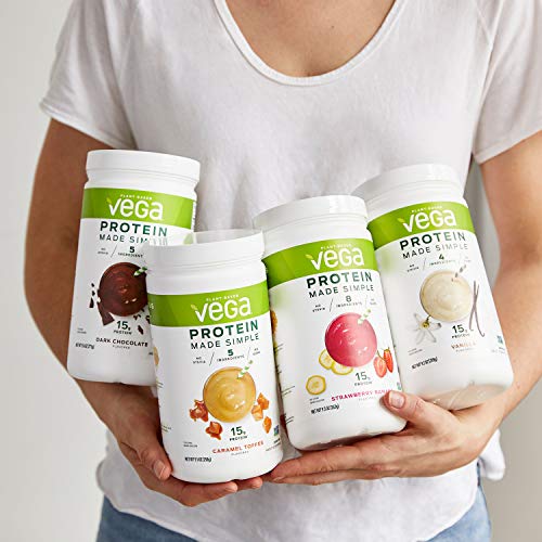 Vega Protein Made Simple, Dark Chocolate - Stevia Free Vegan Protein Powder VegaBuy Supplements Australia