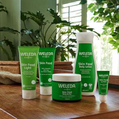 Weleda Skin Food Lip Butter, 0.27 Ounce, Plant Rich Moisturizing Lip Care with Sunflower Seed Oil