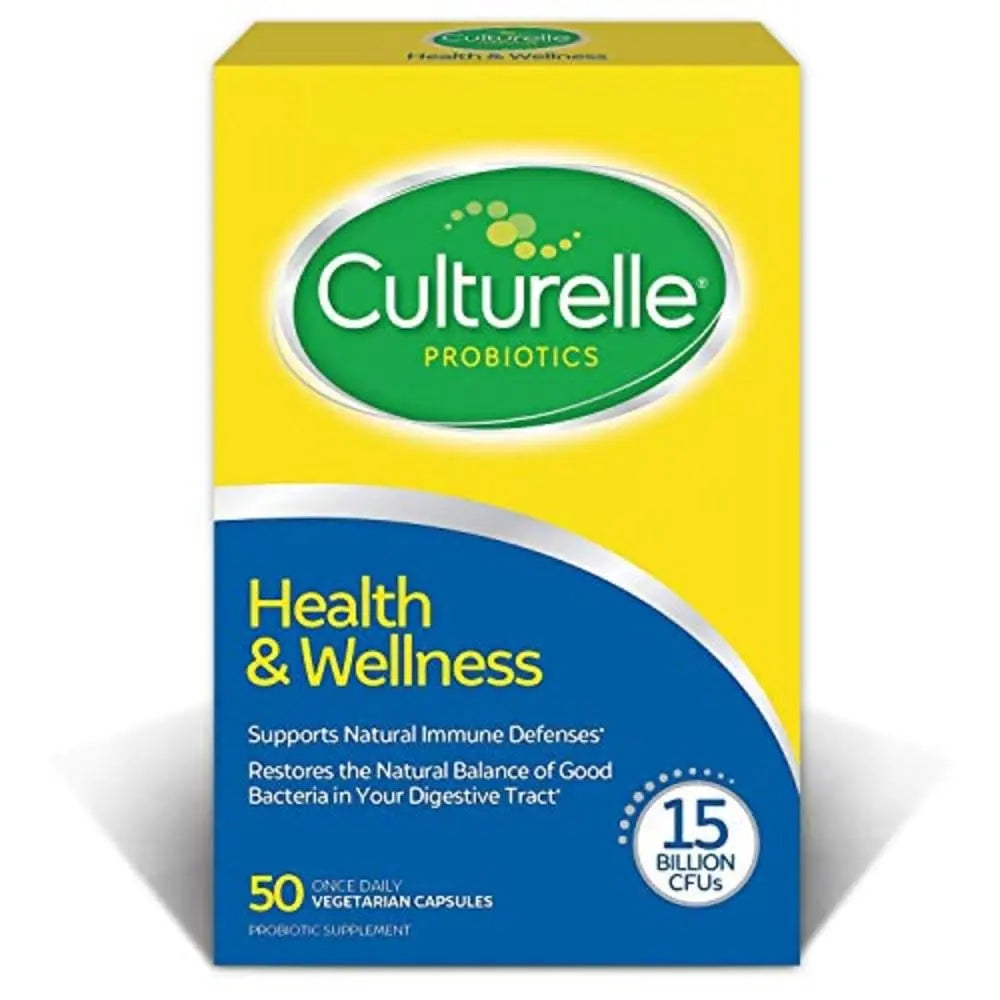 Culturelle Health & Wellness Daily Probiotic Supplement For Men & Women, Helps Support Your Immune System, Occasional Diarrhea, Gas & Bloating, 15 Billion CFUs, Non-GMO, 50 Count CulturelleBuy Supplements Australia