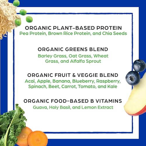 Orgain Organic Vegan Meal Replacement Protein Powder, Vanilla Bean - 20g Plant Based OrgainBuy Supplements Australia