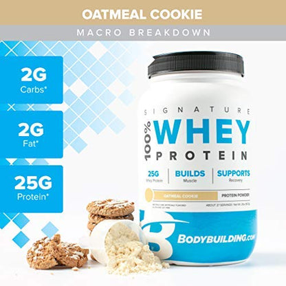 Bodybuilding Signature 100% Whey Protein Powder | 25g of Protein per Serving Bodybuilding.comBuy Supplements Australia