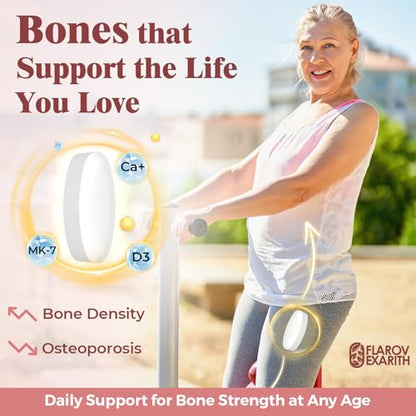 Joint Supplements for Women OsteoCII Renew Triple Strength – Advanced Joint, Bone & Skin Formula – Collagen, Glucosamine, Chondroitin, Calcium, MK-7, Vitamin D3, Hyaluronic Acid, 180 Tablets FlarovexarithBuy Supplements Australia