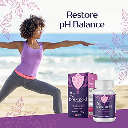 Queen Care - Boric Acid Suppositories, Boric Acid Suppositories for Feminine Care, Safe & All-Natural pH Queen CareBuy Supplements Australia