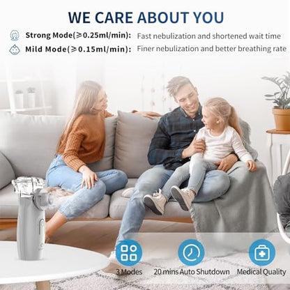 APOWUS Ultrasonic Mesh Nebulizer - Handheld Nebulizer for Adults APOWUSBuy Supplements Australia