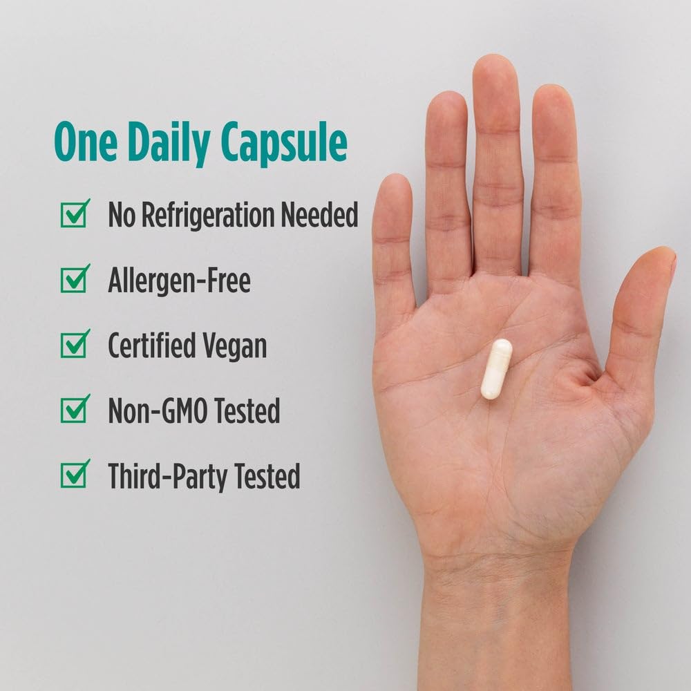 Nordic Naturals Nordic Flora Probiotic Comfort - 30 Capsules - 13 Probiotic Strains w/ 15 Billion Cultures - Supports Regularity & Digestive Comfort, Alleviates Bloating