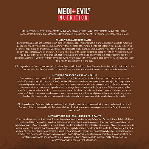 Medi-Evil Nutrition Whey Dynamic Protein, Cookies and Cream Flavour, 2kg, 66 Servings Medi-Evil NutritionBuy Supplements Australia