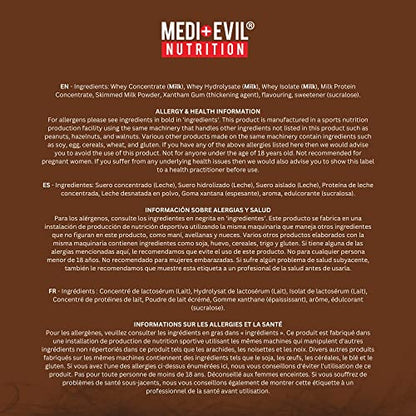 Medi-Evil Nutrition Whey Dynamic Protein, Cookies and Cream Flavour, 2kg, 66 Servings Medi-Evil NutritionBuy Supplements Australia