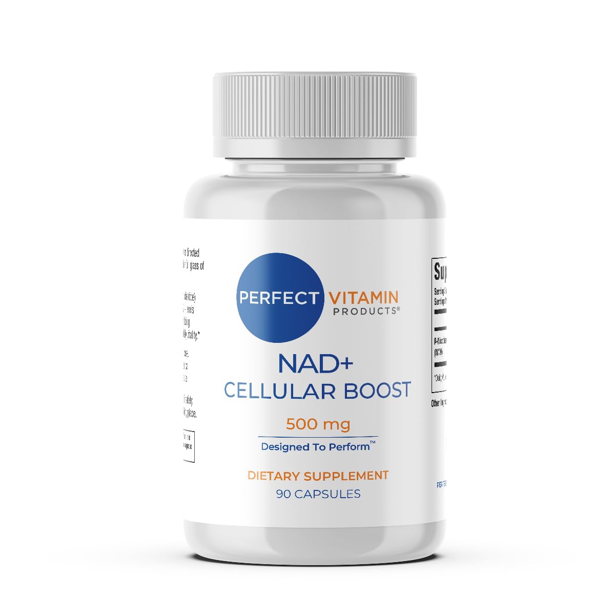 Perfect Vitamin Products NAD+ Cellular Boost – 500mg NMN Supplement for NAD+ Support, Cellular Energy, Brain Clarity & Anti-Aging – Longevity & Recovery Support – 90 Vegan Capsules (30 Servings) Perfect Vitamin ProductsBuy Supplements Australia