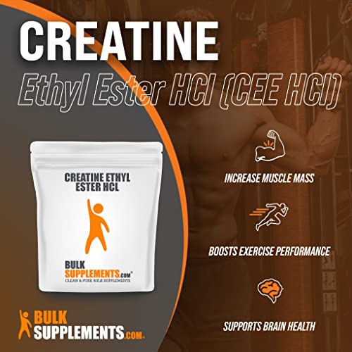 BULKSUPPLEMENTS.COM Creatine Ethyl Ester HCl Powder - Creatine Pre Workout Powder BULKSUPPLEMENTS.COMBuy Supplements Australia