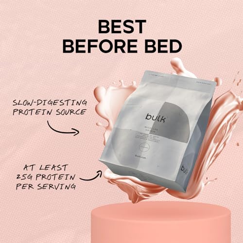 Bulk Micellar Casein Protein Powder, Protein Shake, Strawberry, 500 g, Packaging May Vary BulkBuy Supplements Australia