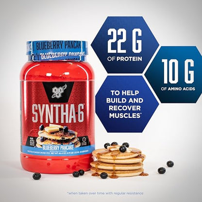 BSN SYNTHA-6 Whey Protein Powder, Milk Isolate Protein Powder with Micellar Casein BSNBuy Supplements Australia