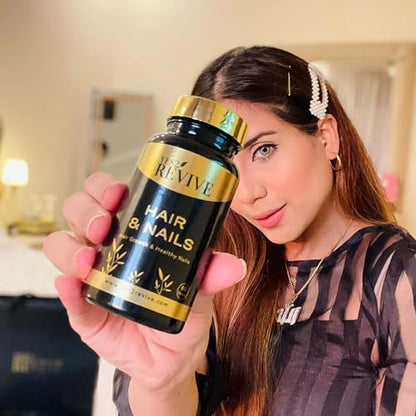 YES2 REVIVE Hair Nails Growth - Includes Marine Collagen, Ascorbic Acid, MSM & Vitamin C for Men and Women Skin, Longer, Strength, Thicker YES2 REVIVEBuy Supplements Australia