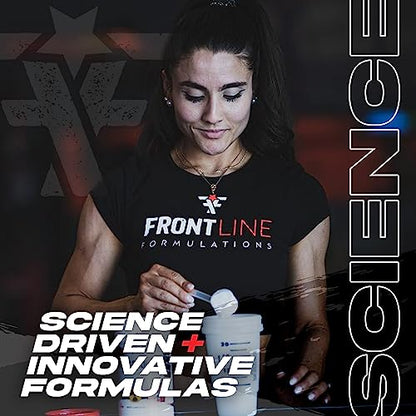 FRONTLINE FORMULATIONS Gauntlet Pre-Workout Powder, Explosive Workouts, Laser Focus, Mid Stim, Amazing Flavor, Veteran Owned and Operated (25 Servings, Margarita Twist)