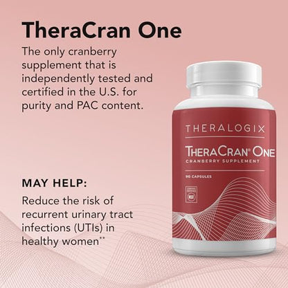 Theralogix TheraCran One Cranberry Capsules - 90-Day Supply - Cranberry Supplement TheralogixBuy Supplements Australia