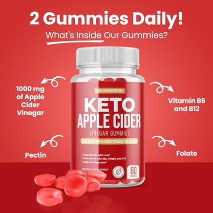 Wellvion Keto ACV Gummies for Weight Loss Support - Advanced Formula (1000mg) Wellvion NutritionBuy Supplements Australia