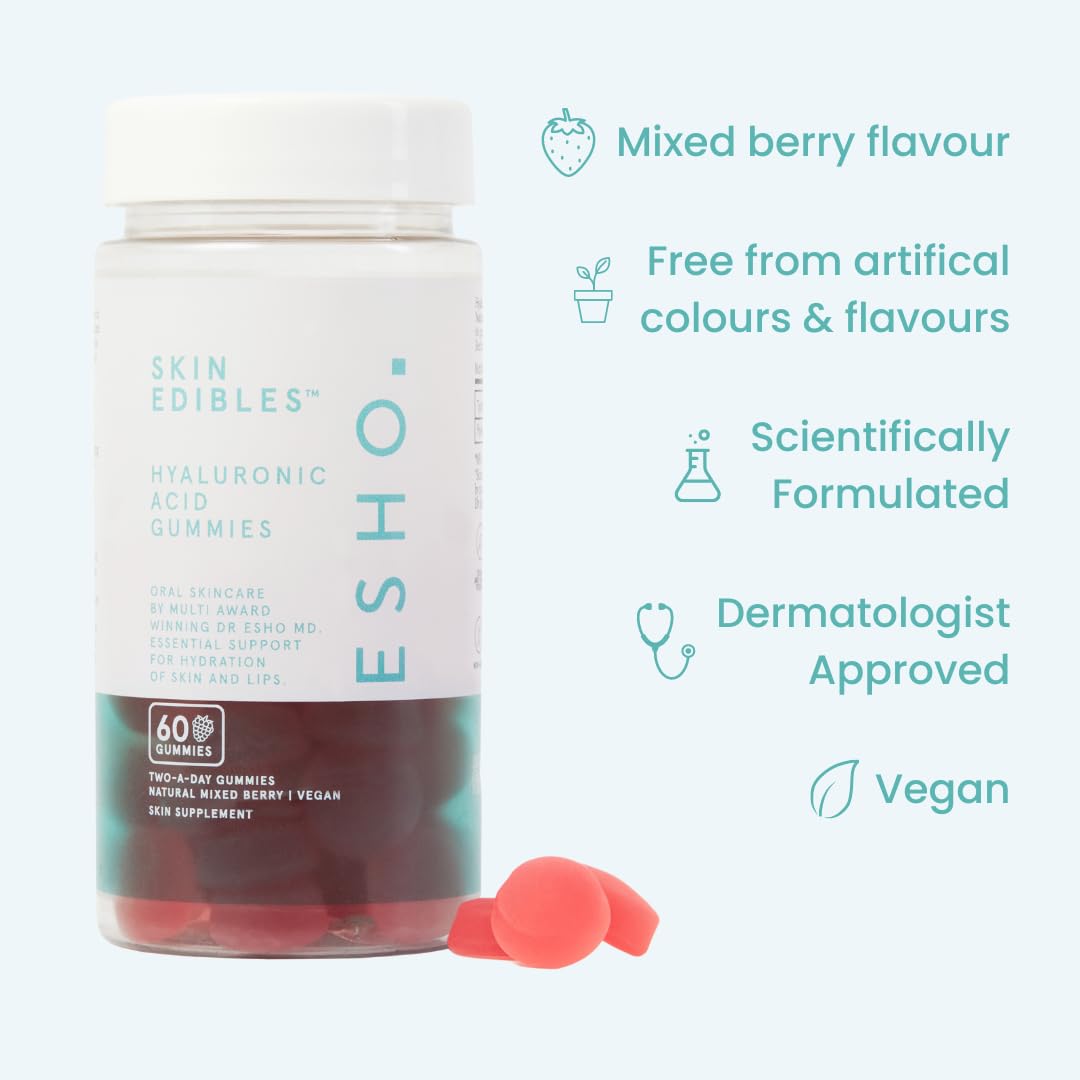 ESHO. Skin Edibles - Hyaluronic Acid-Infused Skin & Lip Care Gummies ESHOBuy Supplements Australia