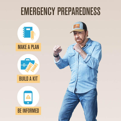 Roundhouse Provisions by Chuck Norris Emergency Food Bars - High Calorie Lemon Shortbread, 14 Vitamins & Minerals - Whole Grain Sorghum, 5-Year Shelf Life - Survival Rations for Crisis & Adventure ROUNDHOUSE PROVISIONBuy Supplements Australia