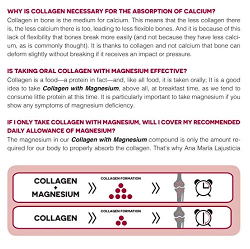 Ana Maria Lajusticia – Collagen with magnesium and vit c – 350 grams (strawberry flavour) Ana María LajusticiaBuy Supplements Australia
