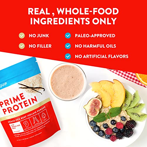 Equip Foods Prime Protein - Grass Fed Beef Protein Powder Isolate - Gluten Free Carnivore EquipBuy Supplements Australia