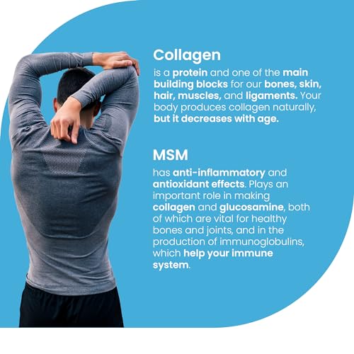 Swedish Nutra Joint Support Collagen - Pack of 500ml, 33 Day Supply | Berry Flavour | with Vitmain C & Glucosamine Swedish NutraBuy Supplements Australia