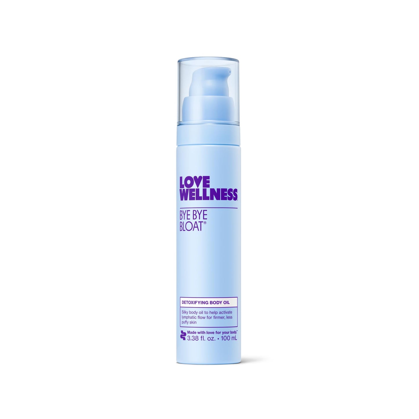 Love Wellness Bye Bye Bloat Detoxifying Body Oil | Lymphatic Drainage Oil to Hydrate, Depuff & Awaken Skin | Reduce Swelling Massage Oil for Women with Peppermint, Grapefruit & Rosemary Oil |100 mL Love WellnessBuy Supplements Australia