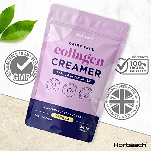 Collagen Creamer for Coffee | Vanilla Flavour | Type 1 & 3 Collagen Peptides HorbäachBuy Supplements Australia