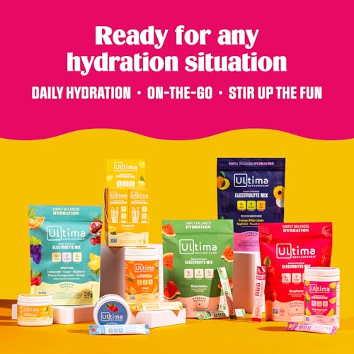 Ultima Replenisher Daily Electrolyte Drink Mix – Grape, 20 Stickpacks – Hydration Packets Ultima ReplenisherBuy Supplements Australia