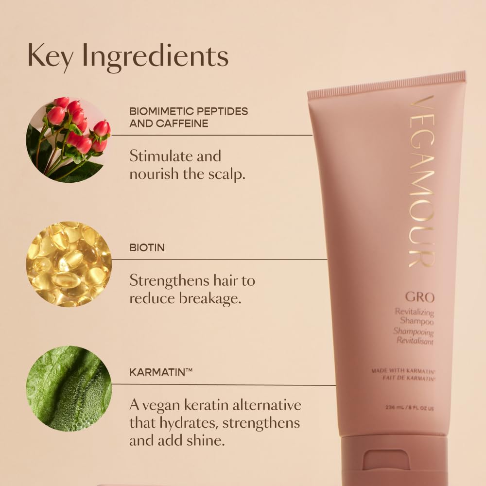 Vegamour The Everyday Kit Includes GRO Revitalizing Shampoo & Conditioner and GRO Dry Shampoo for Thinning Hair VEGAMOURBuy Supplements Australia