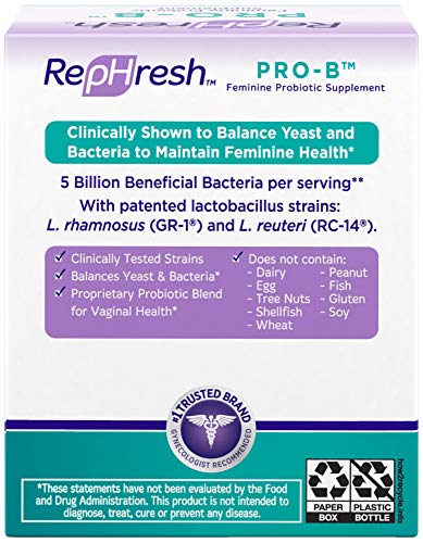 Rephresh Pro-B Probiotic Supplement for Women, 30 Oral Capsules (Pack of 2) RephreshBuy Supplements Australia