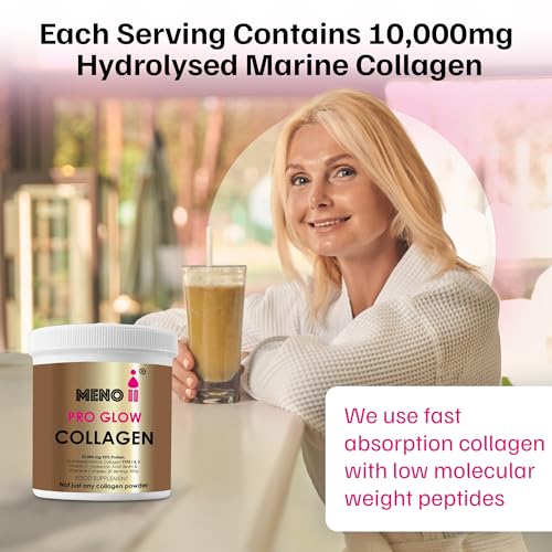 Meno II PRO Glow Marine Collagen Powder 10,000mg - High-Potency Supplements for Women Skin Hydration Meno IIBuy Supplements Australia