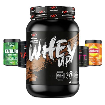 TWP Nutrition Platinum Series All The Whey Up Protein Powder Shake, 23g Whey Protein, Low Fat TWPBuy Supplements Australia