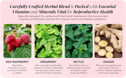 Remedy & Restore Herbal Tea for Hormone Balance - Natural Menstrual Cycle Support, Spearmint Flavor, Loose Leaves, 1 Count Remedy & RestoreBuy Supplements Australia