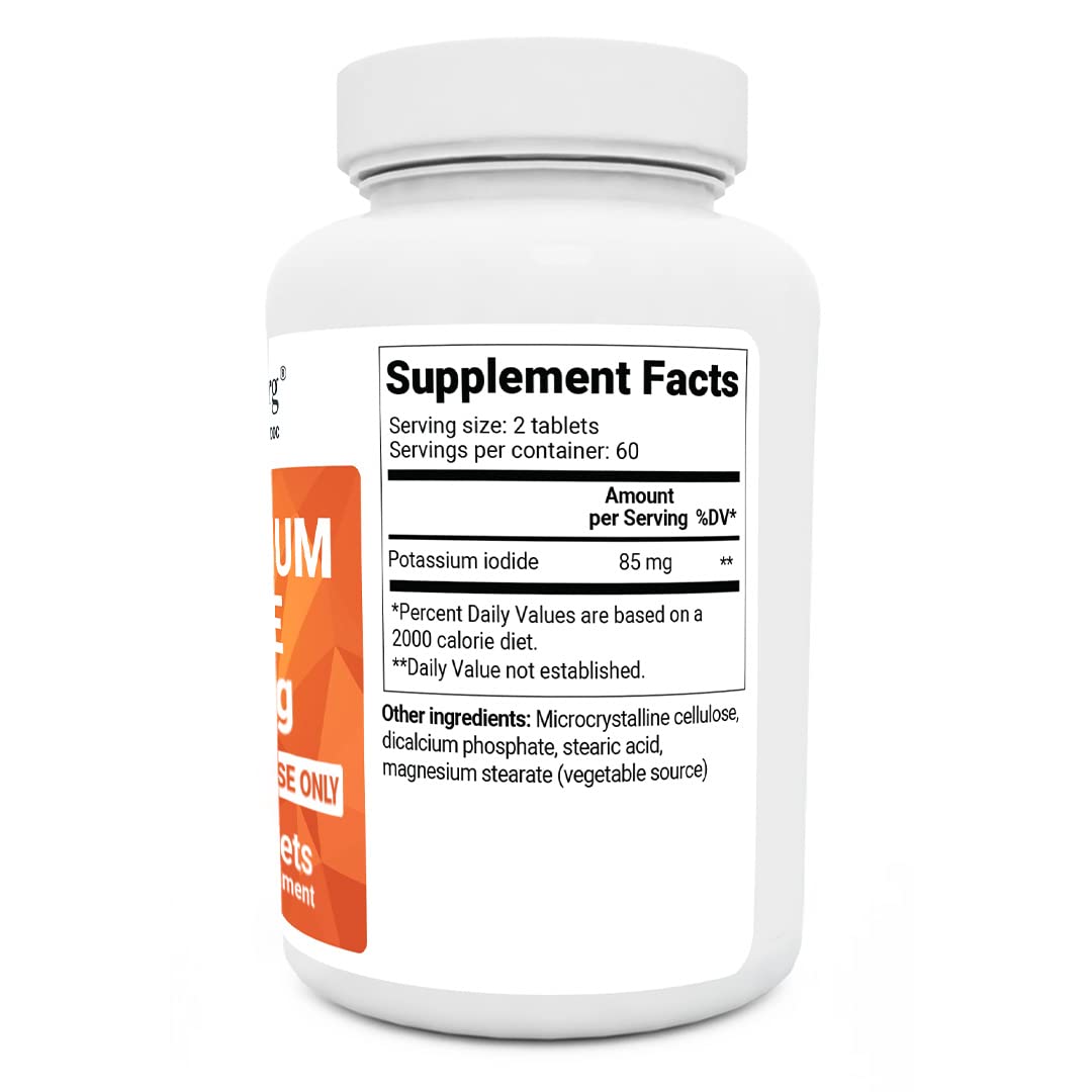 Dr. Berg's Incredible Potassium Iodide Tablets - Now 120 Tablets with a Smaller Easy Dr. Berg NutritionalsBuy Supplements Australia