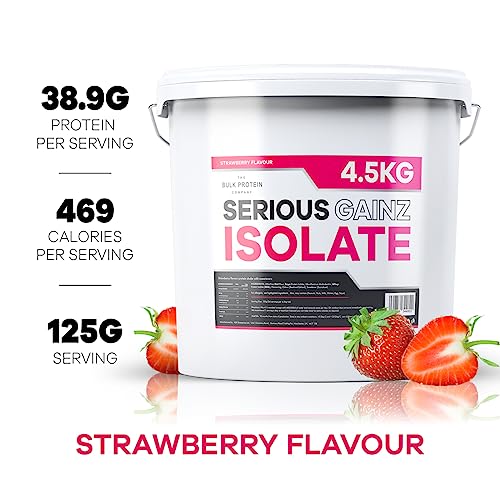 The Bulk Protein Company, Serious Gainz Isolate – 4.5kg – Whey Protein Powder The Bulk Protein CompanyBuy Supplements Australia