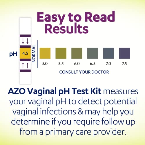 AZO Vaginal pH Test Kit, Clinically-Tested Vaginal Infection Test Kit, Fast & Accurate Results AZOBuy Supplements Australia