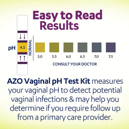 AZO Vaginal pH Test Kit, Clinically-Tested Vaginal Infection Test Kit, Fast & Accurate Results AZOBuy Supplements Australia