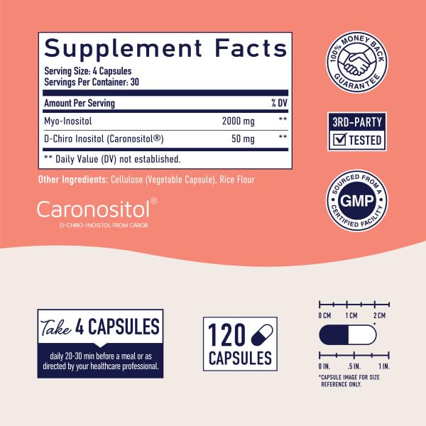 Myo-Inositol & D-Chiro Inositol | Hormone Balance for Women | Ideal 40:1 Ratio | Myo Inosit SMNutritionBuy Supplements Australia
