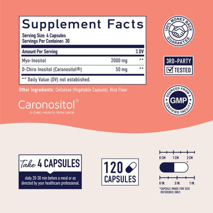 Myo-Inositol & D-Chiro Inositol | Hormone Balance for Women | Ideal 40:1 Ratio | Myo Inosit SMNutritionBuy Supplements Australia