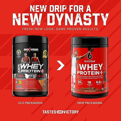 Six Star Elite Series 100% Whey Protein Plus Triple Chocolate 1.8lbs US Six StarBuy Supplements Australia