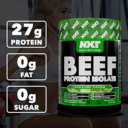 NXT Beef Protein Isolate 540g - High Protein Powder in Natural Amino Acids - Paleo, Keto Friendly NXT NutritionBuy Supplements Australia