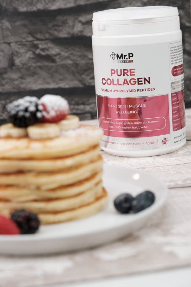 Mr.P Health Pure Collagen Peptides 400g Types I III Food Supplement Unflavoured Powder MR.P HealthBuy Supplements Australia