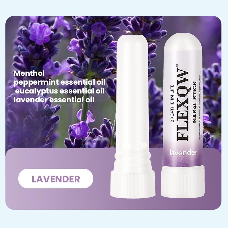 FLEXQW Peppermint Cooling Nasal Inhaler Stick, Refreshing & Soothing Nasal Care, Portable Energy Boost Stick for Congestion Relief, Focus & Freshness, Travel Size FLEXQWBuy Supplements Australia